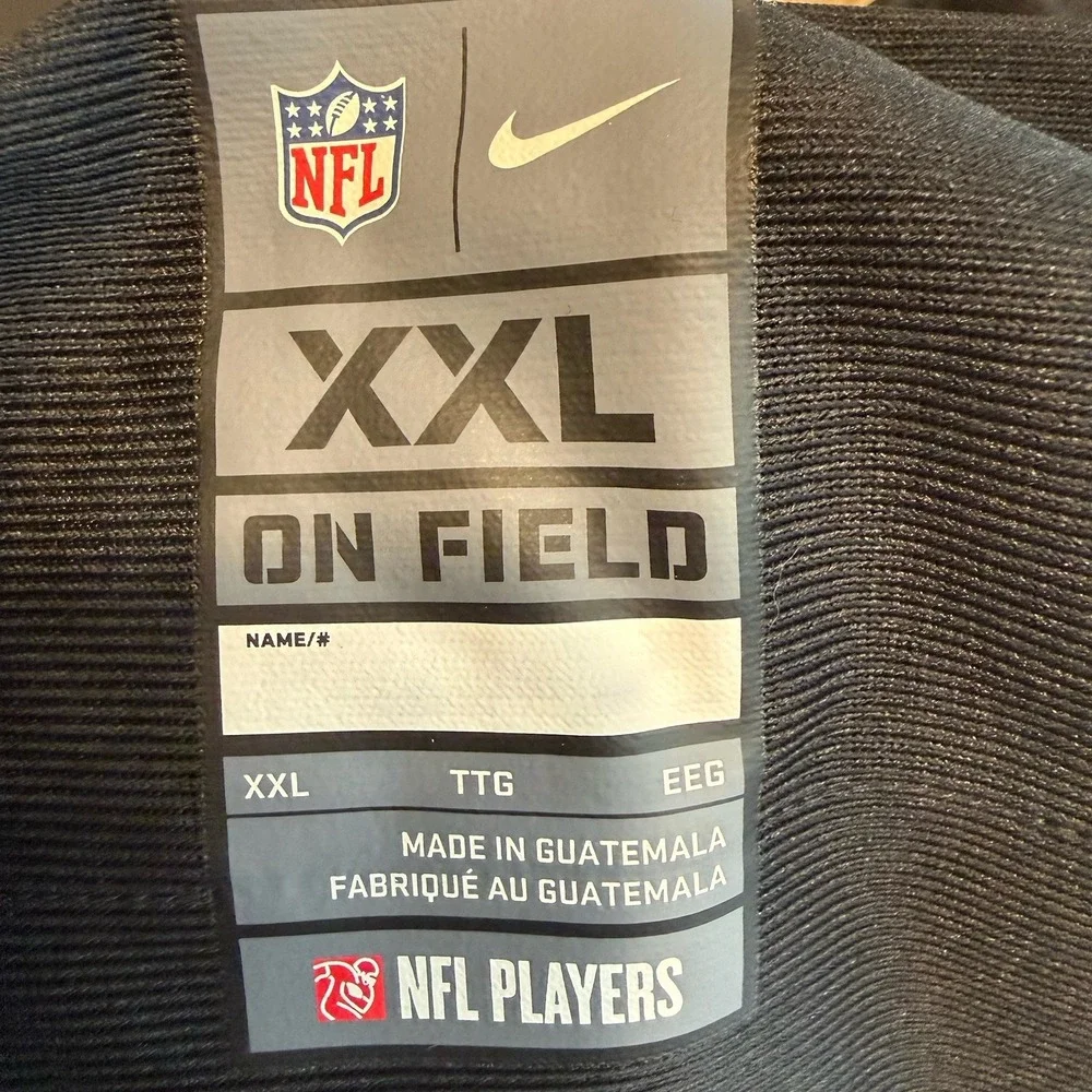 Las Vegas Raiders NWT #4 Derek Carr‎ Jersey 2XL Nike On Field Black NFL Football